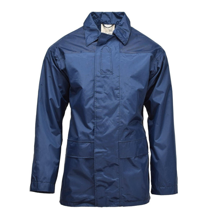 Originele Britse RAF jas waterdichte slecht weer parka gevoerde regenjas blauw - GoMilitar