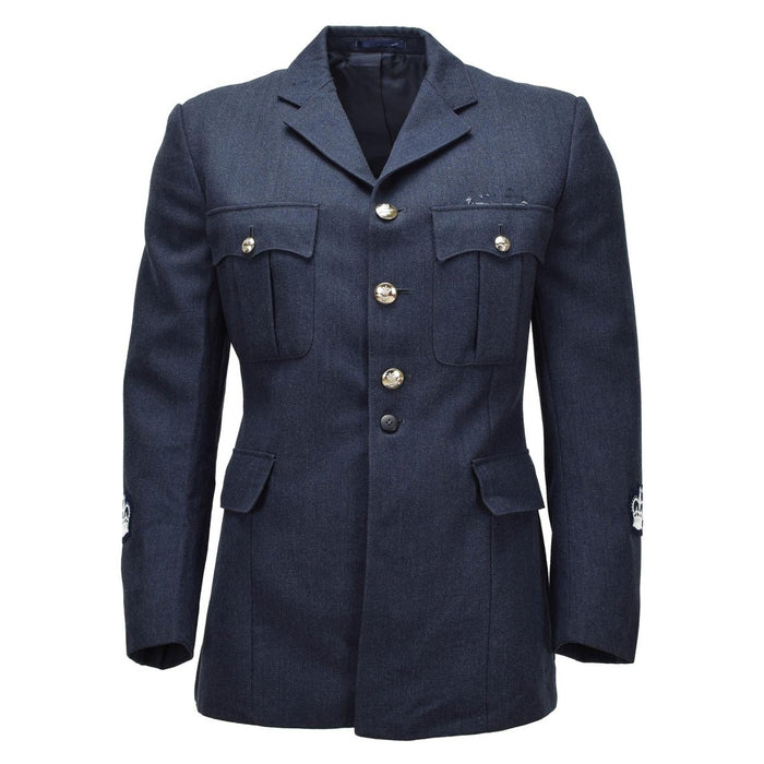 Original British RAF Military Parade Dress Jacket Vintage Formal Navy Blue - GoMilitar