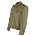 Originele Bulgaarse leger Field Troops Canvas Ike Jacket OD Militair Surplus Issue