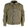 Originele Bulgaarse leger Field Troops Canvas Ike Jacket OD Militair Surplus Issue
