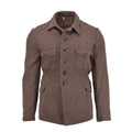 Originele Bulgaarse militaire klassieke jas winter winter bruin warm winddicht nieuw