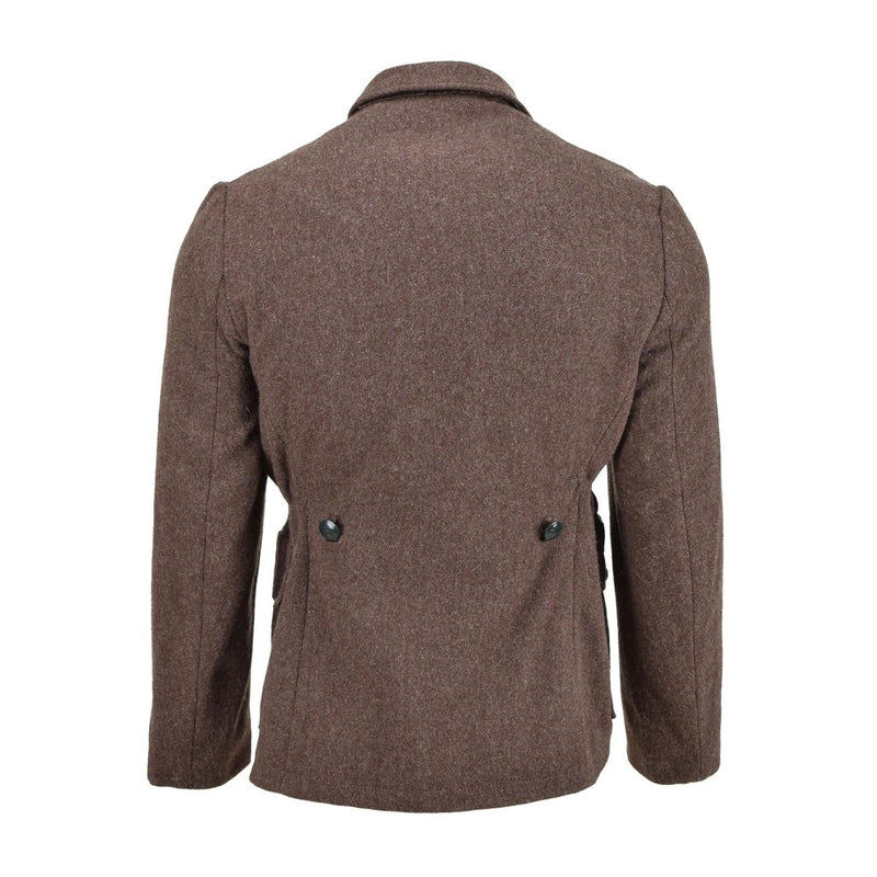 Originele Bulgaarse militaire klassieke jas winter winter bruin warm winddicht nieuw
