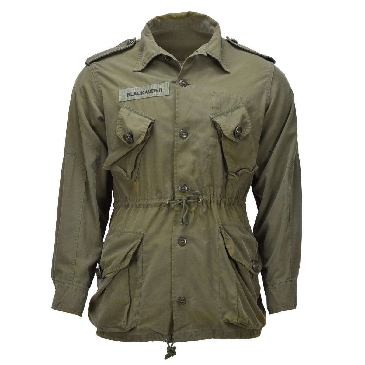 Origineel Canadian Army Field Jacket Katoen Militair Surplus Olijfgroen