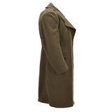 Originele Canadese legerwollen overjas militair surplus vintage olijfgroen