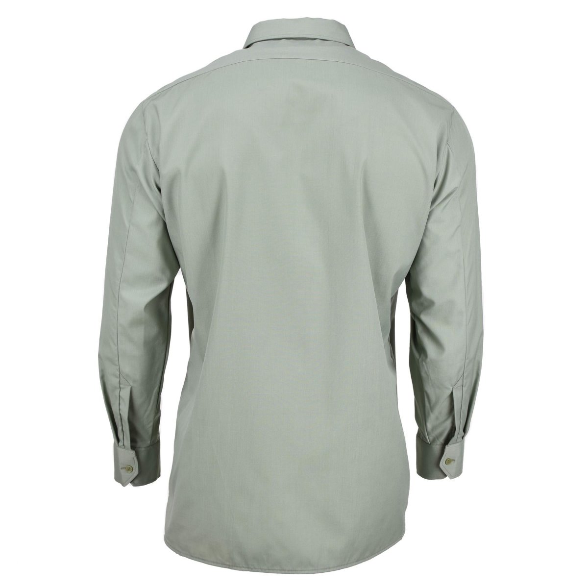 Origineel Tsjechisch leger overhirt shirt olijf lange mouw knop omhoog militair surplus nieuw