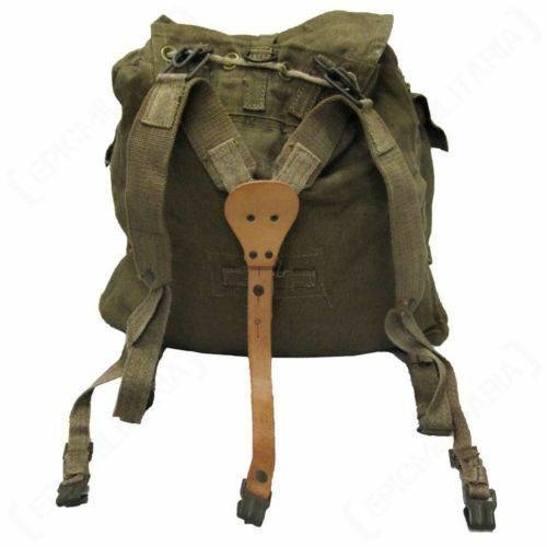Originele Tsjechische leger M60 canvas rugzak Vintage militaire rugzak Y-riemen