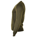 Originele Tsjechische leger-pullover M85 V-hals trui bruin nieuw