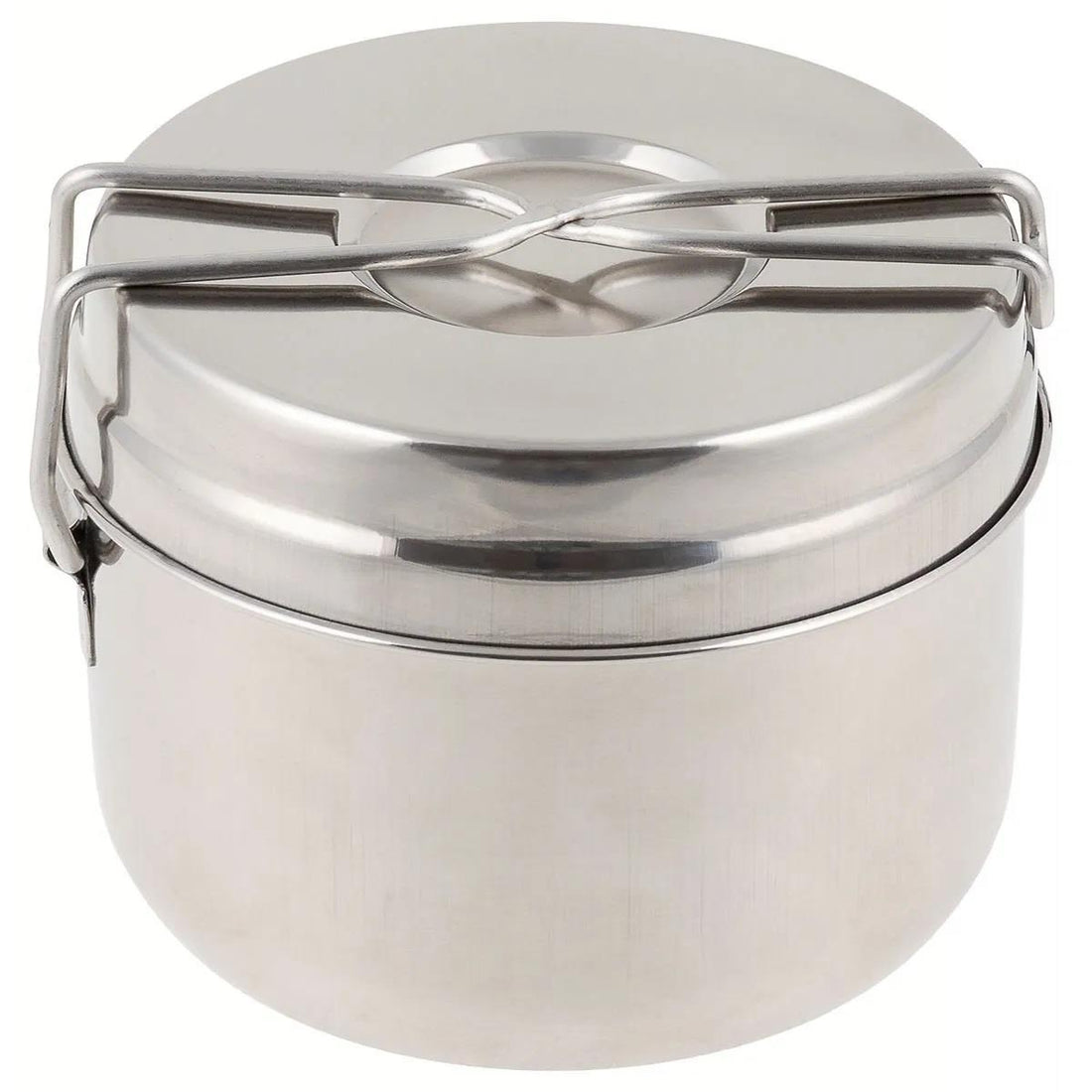 Originele Tsjechisch leger roestvrijstalen puinhoop tin set camping outdoor kookpot pan