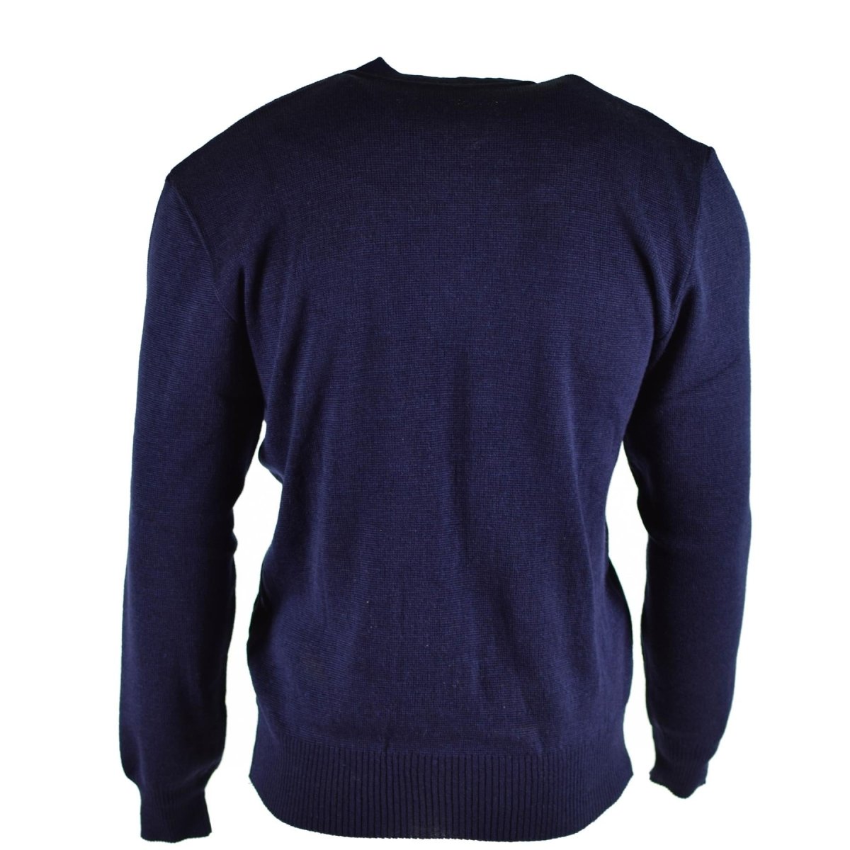 Originele Tsjechische leger trui jumper blauw wol v-neck militair surplus nieuw