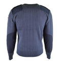 Originele Tsjechische leger trui jumper M97 blauw wol v-neck militair surplus nieuw