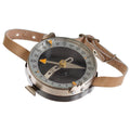 Originele Tsjechische militaire armband kompaskaartmaat lederen band bruin