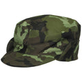 Originele Tsjechisch militair M95 Woodland Camouflage Field Combat Cap Neck Cover Nieuw