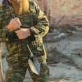 Originele Deense militaire zwarte opvouwbare Glock Shovel Survival Multi Tool Camping