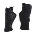 Originele Deense militaire zwarte handschoenen warmere vingerloze niet-slip palmleger nieuw