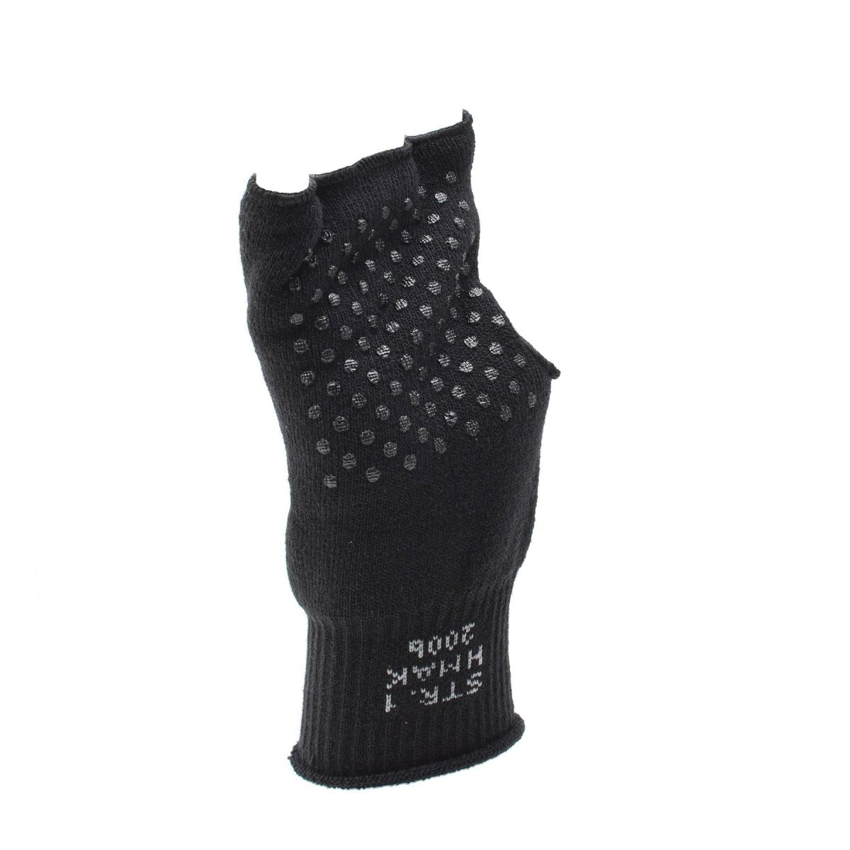 Originele Deense militaire zwarte handschoenen warmere vingerloze niet-slip palmleger nieuw