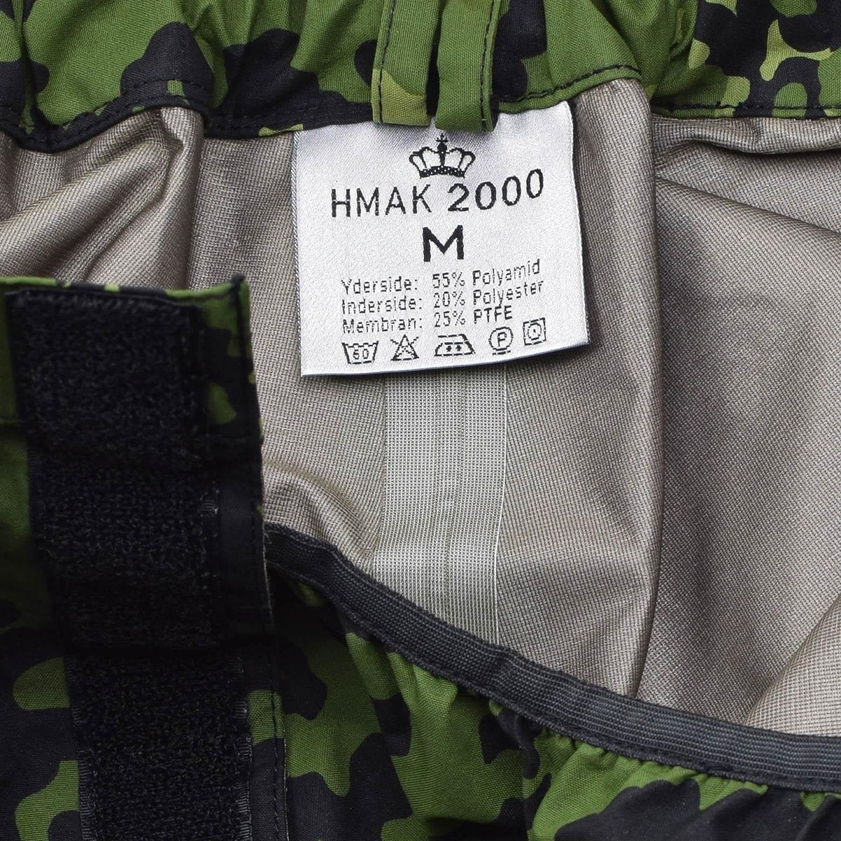 Originele Deense militaire camo m84 regenbroek waterdichte elastische broek nieuw