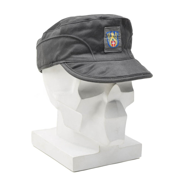 Originele Deense militair grijze legerpet lichtgewicht opvouwbare oorkleppen vintage NIEUW - GoMilitar