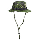 Original Danish Military M84 camo boonie hat summer tropical cap wide brim NEW - GoMilitar