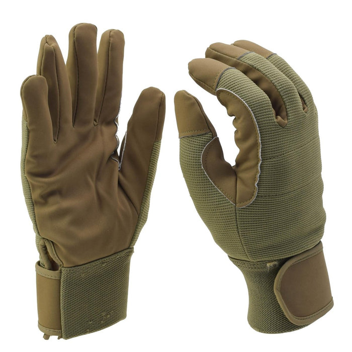 Originele Deense Militaire Tactische Handschoenen Winter Polykatoen Geïsoleerd Zandbruin - GoMilitar