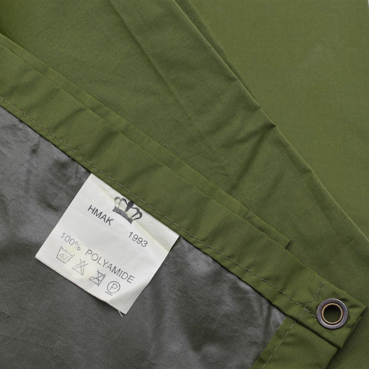 Origineel Deens Militair Waterdicht Zeildoek Poliamide 175x275cm Groen