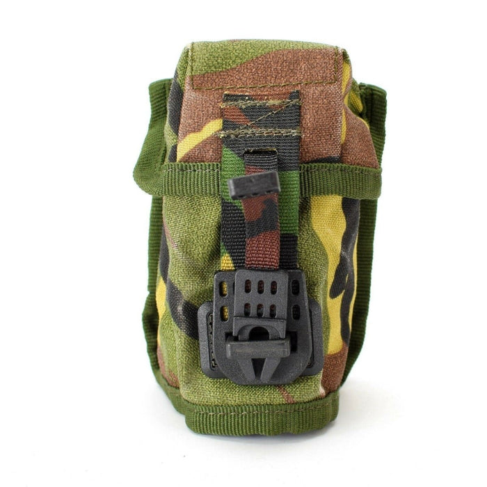 Origineel Nederlands leger tactisch granaatzakje MOLLE-tas in bos DPM-camouflage met duurzame gespsluiting