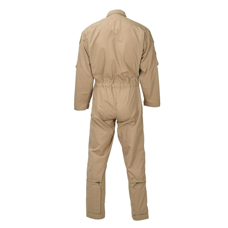 Original Dutch army pilot coverall khaki air force jumpsuit military aramid NEW - GoMilitar
