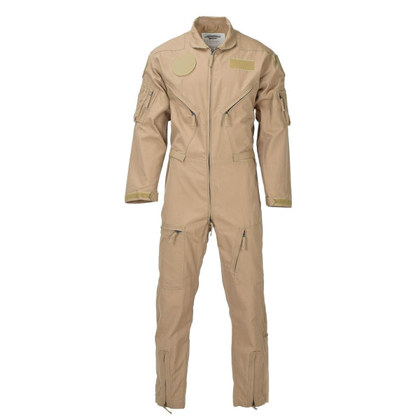 Original Dutch army pilot coverall khaki air force jumpsuit military aramid NEW - GoMilitar