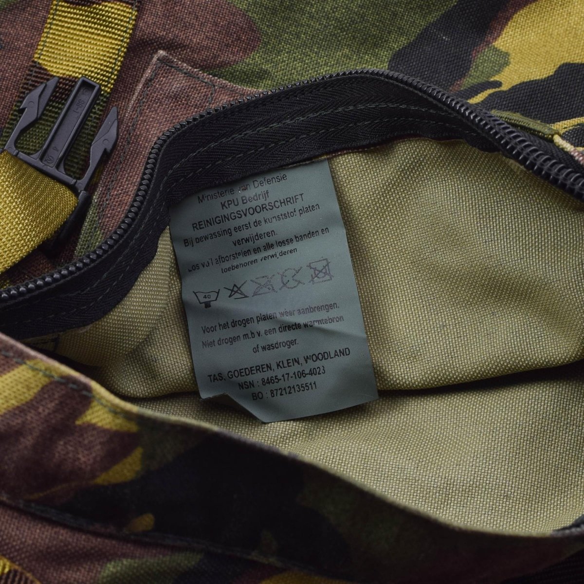 Originele Nederlandse Militaire 20L-rugzak Compact Field Outdoor Gear Woodland Camo