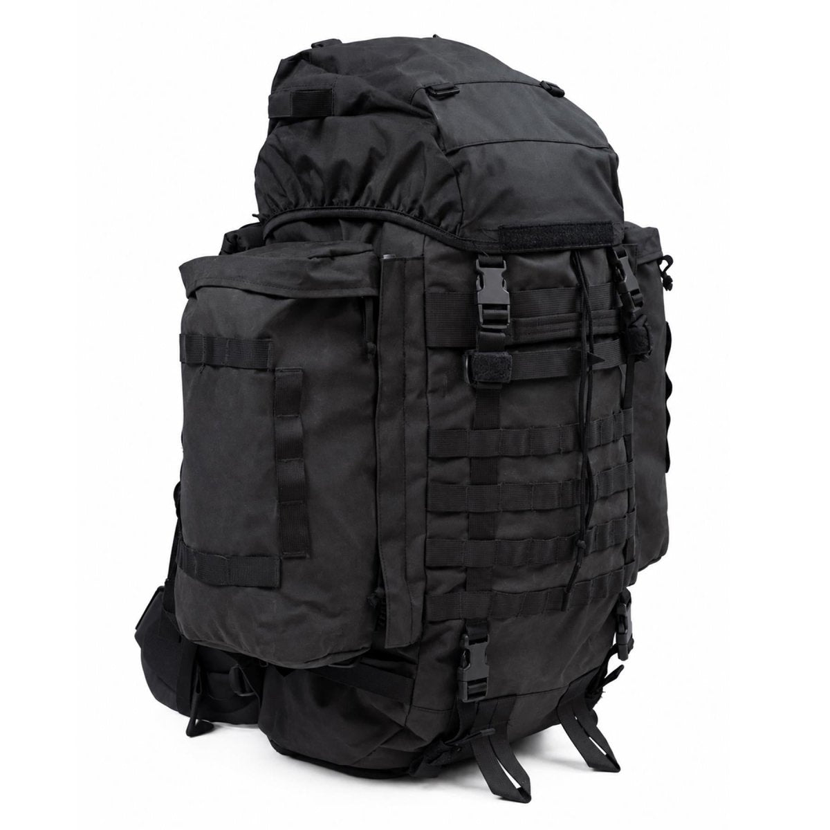 Originele Nederlandse militaire 40+20L grote rugzak Wandel-campingrugzak Zwart