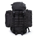 Originele Nederlandse militaire 40+20L grote rugzak Wandel-campingrugzak Zwart
