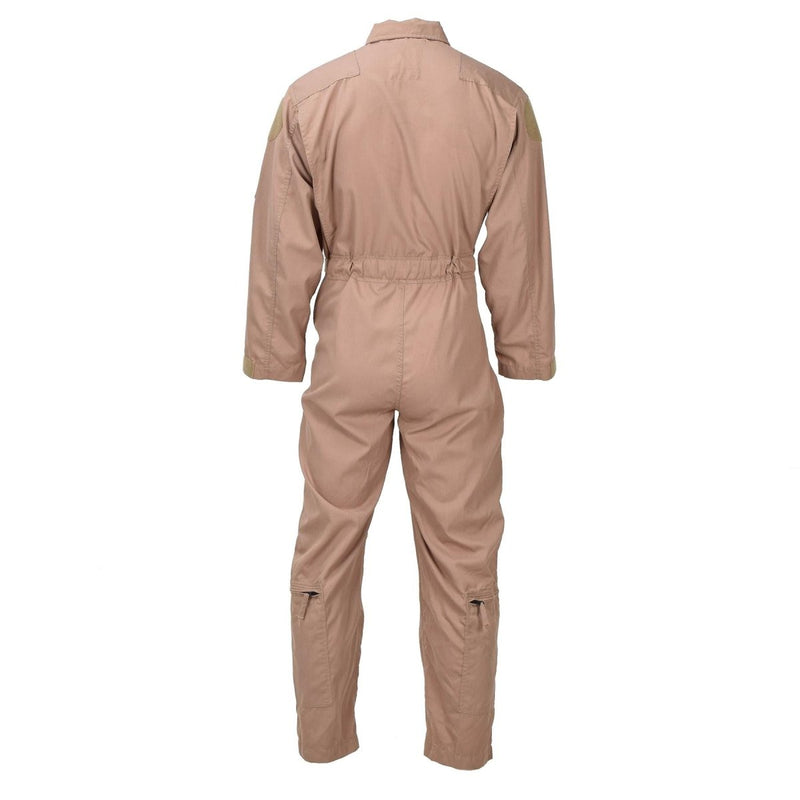 Original Dutch military coverall khaki flight pilot jumpsuit meta - aramid NEW - GoMilitar