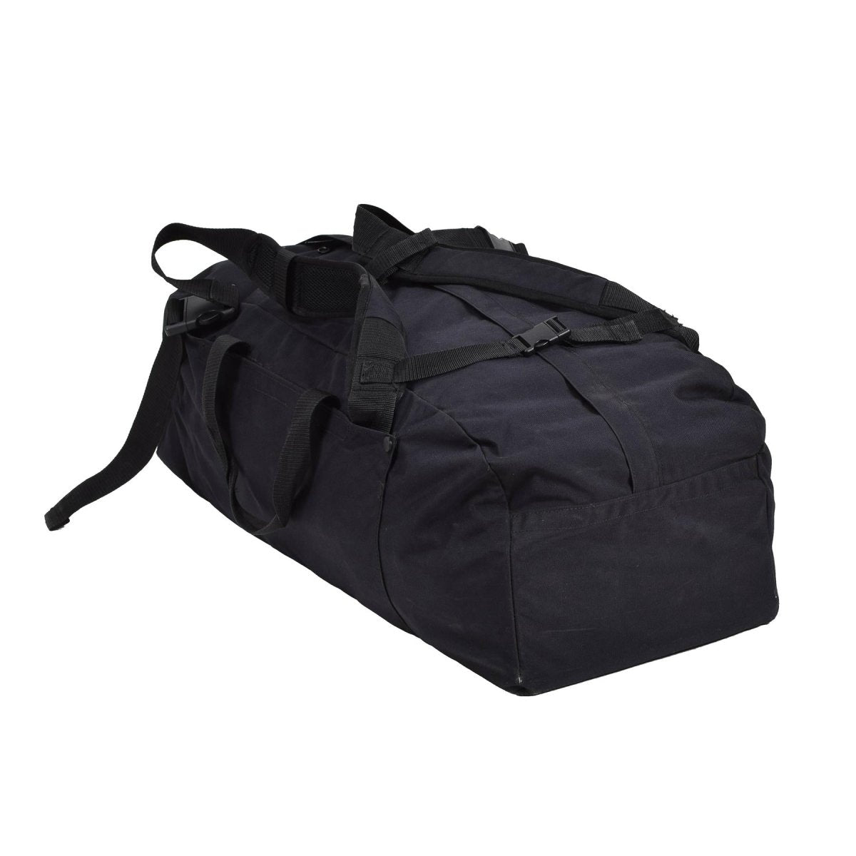 Originele Nederlandse militaire duffle sportkleding tas reizen rugzak rugzak zwart