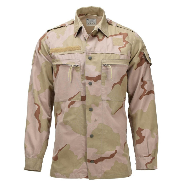Origineel Nederlands Militair Veldjack Drukknoopsluiting 3 - Kleur Desert Camo - GoMilitar