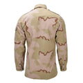 Origineel Nederlands Militair Veldshirt Drukknoopsluiting 3-Kleur Desert Camo