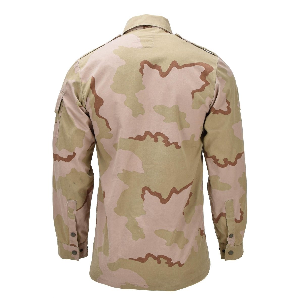 Origineel Nederlands Militair Veldshirt Drukknoopsluiting 3-Kleur Desert Camo
