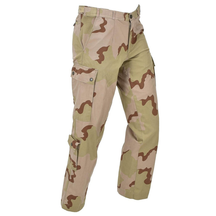 Originele Nederlandse Militaire Veldbroek Slash Cargo Pockets Desert Camouflage - GoMilitar