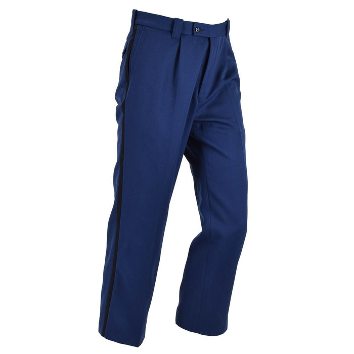 Originele Nederlandse Militaire Formele Broek Heren Ritssluiting Slash Pockets Effen Blauw - GoMilitar
