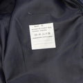 Origineel Nederlandse militaire kwestie heren regenjas gewatteerde voering trenchcoat solide blauw