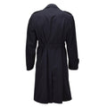 Originele Nederlandse Militaire Lange Wollen Jas Double Breasted Army Surplus Issue Zwart