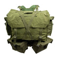Originele Nederlandse Militaire M58 Webbing Patroon 35L Rugzak Geperforeerde Riem Olijf