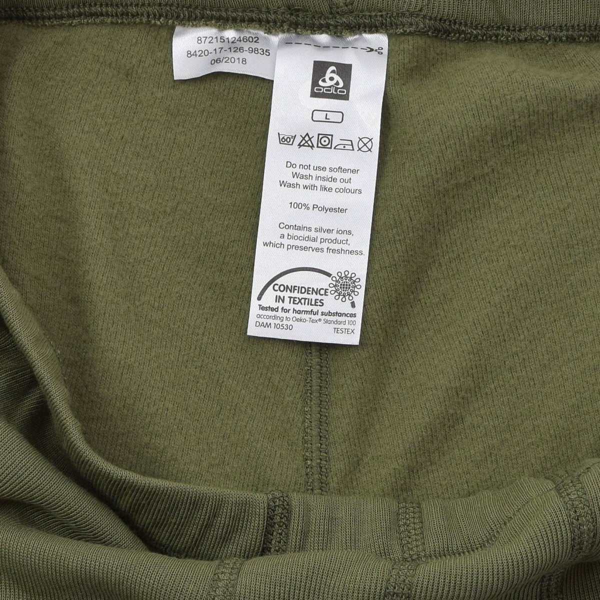 Originele Nederlandse Militaire ODLO Thermische Onderbroek Zacht Materiaal Veelzijdig Olijf
