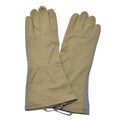 Originele Nederlandse militaire olijfhandschoenen lederen hittebestendige Aramid Warmer Nieuw