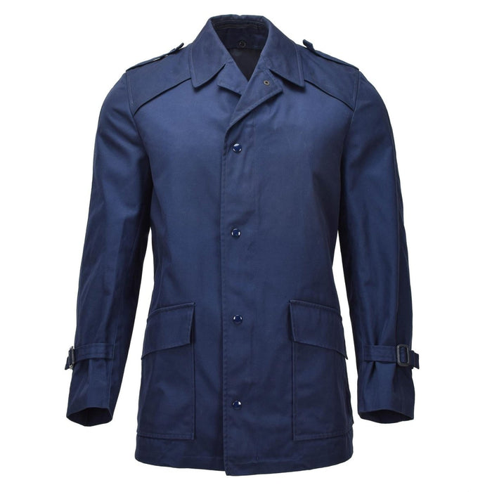 Origineel Nederlandse Militaire Parka Fleece Gevoerd Koud Weer Legerjack Blauw - GoMilitar