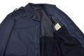 Origineel Nederlandse Militaire Parka Fleece Gevoerd Koud Weer Legerjack Blauw