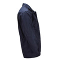 Originele Nederlandse Militaire Parka Meerdere Zakken Hoge Hals Visserslogo Blauw
