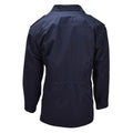 Originele Nederlandse Militaire Parka Meerdere Zakken Hoge Hals Visserslogo Blauw