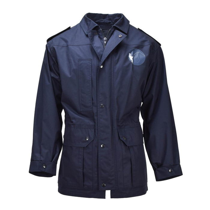Origineel Nederlandse Militaire Parka Turn Down Collar Fisherman Logo Legerjas Blauw - GoMilitar