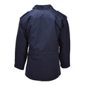 Origineel Nederlandse Militaire Parka Turn Down Collar Fisherman Logo Legerjas Blauw