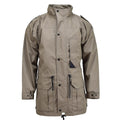 Originele Nederlandse militaire parka met voering Warm Officier Long Khaki Jacket Surplus