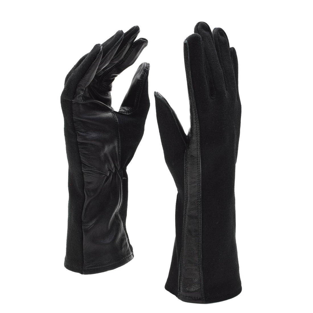 Originele Nederlandse militaire pilootleerhandschoenen warmere hittebestendige aramid nieuw